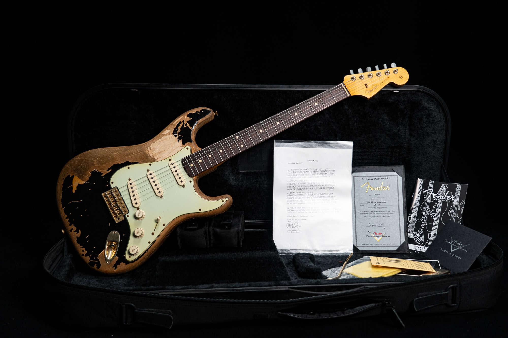 Fender Masterbuilt John Mayer “The Black One” 全球限量83 By John